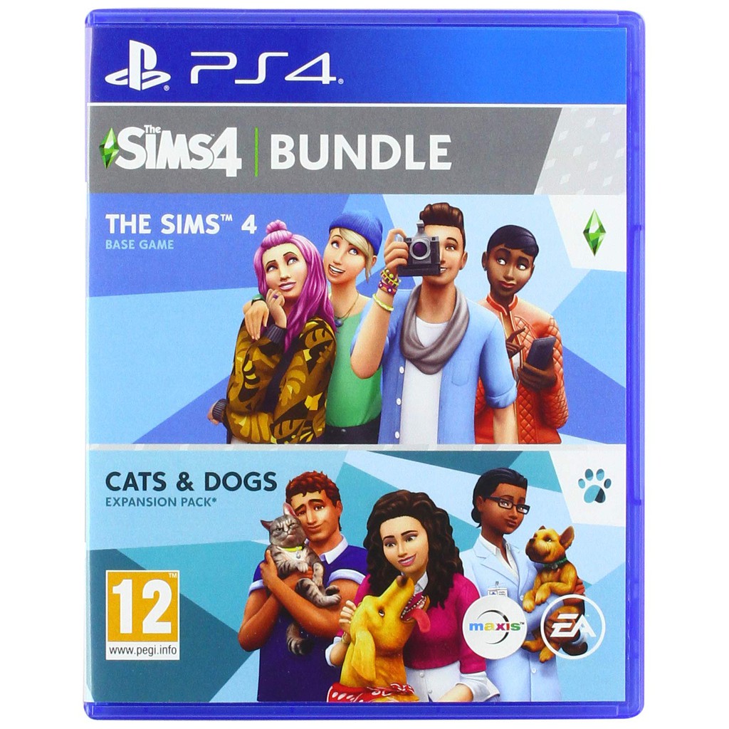 Đĩa Game Ps4 The Sims 4 Bundle Cats and Dogs