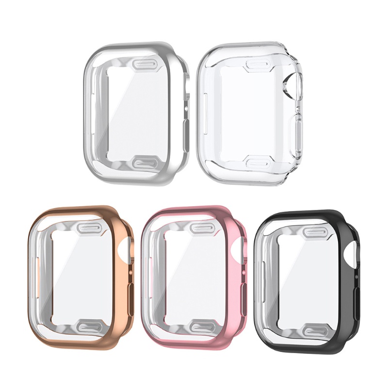 Ốp Bảo Vệ Mặt Đồng Hồ Thông Minh Bằng Silicone Mềm Dành Cho Apple Watch