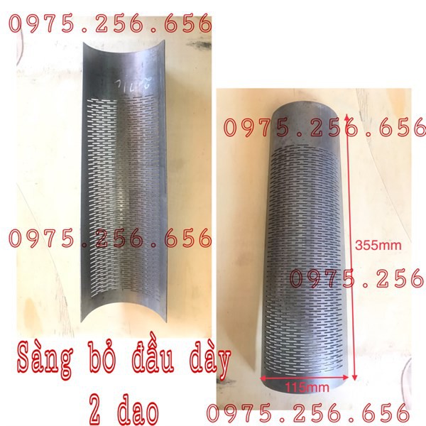 Sàng bỏ đầu dầy 2 Dao Phụ tùng máy nghiền sắt
