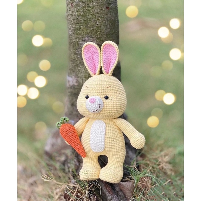 DIY Gói nguyên liệu Đan móc len thú nhồi bông chibi cặp đôi couple quà tặng handmade thủ công tự làm agumirumi lenmade