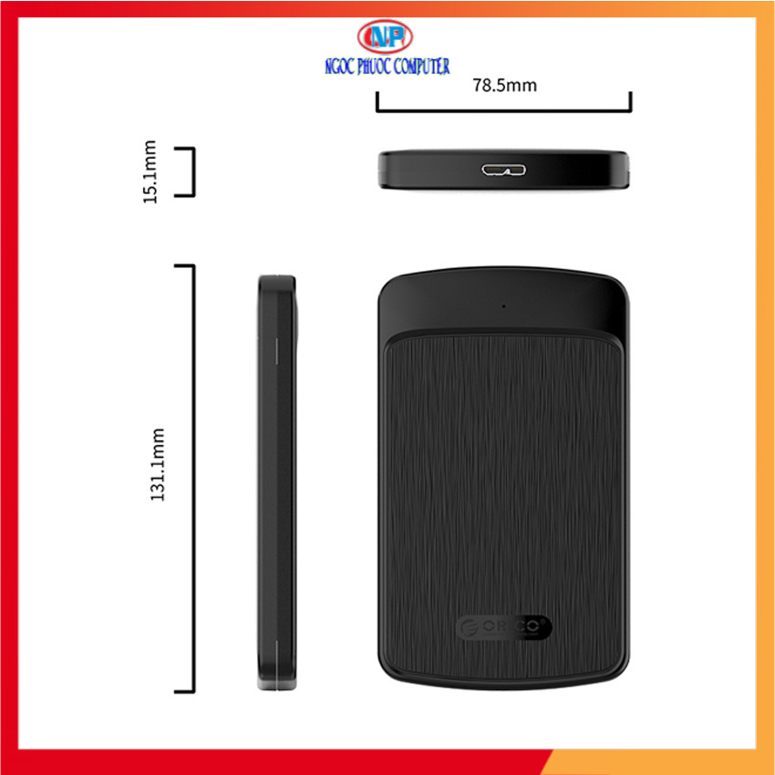 Hộp ổ cứng di động Hdd Box 2.5" USB 3.0 Orico 2020u3 | BigBuy360 - bigbuy360.vn