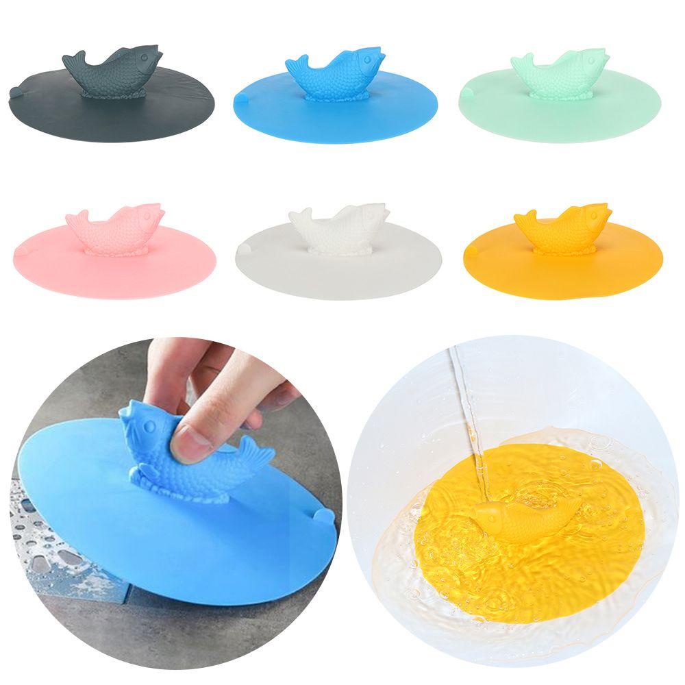 YEW Nắp Đậy Cống Thoát Nước Bồn Rửa Chén Bằng Silicon Hình Cá Chép Chống Rò Rỉ