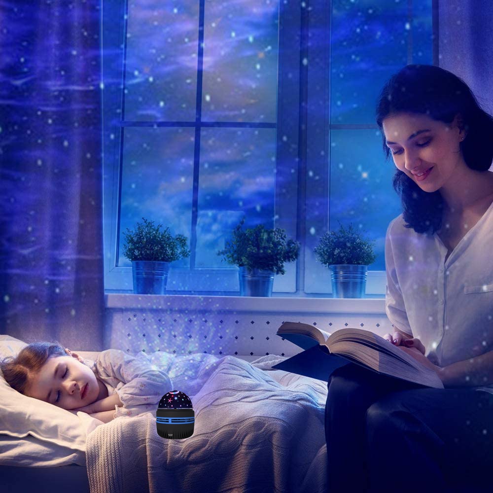 Đèn led Chiếu Sân Khấu mini Hình Bầu Trời Đầy Sao Nhiều Màu Sắc