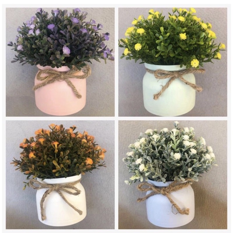 |Ảnh thật Kh chụp| Lọ hoa mini decor nhỏ xinh bằng nhựa, trang trí bàn làm việc, bàn ăn đẹp cao cấp