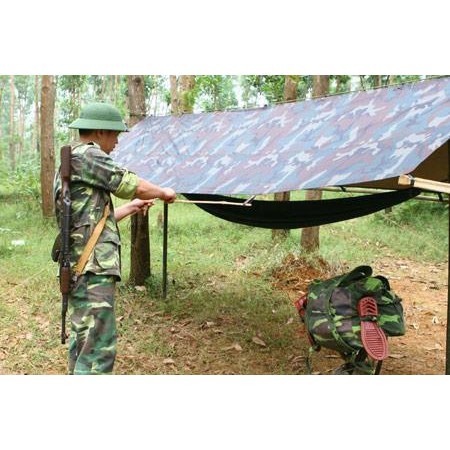 Tăng bạt ,tấm tăng trải ngồi lót lều hay che võng Rằn ri