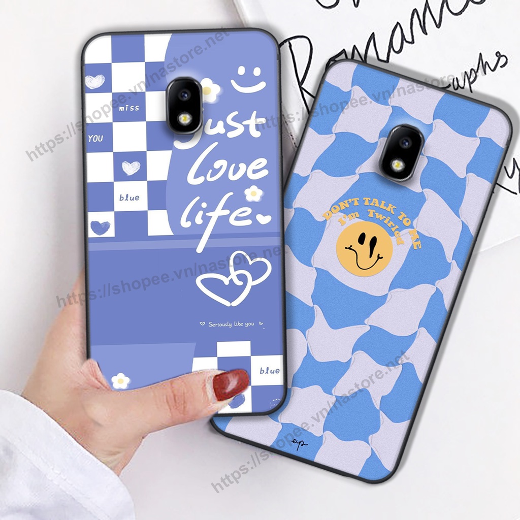 Ốp lưng Samsung J3 Pro / J5 Pro / J7 Pro / J7 Plus trái tim mặt cười, gấu cute thể thao cá tính