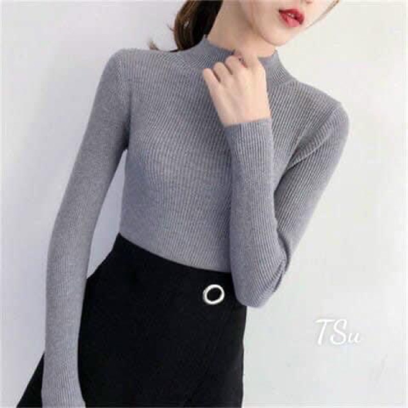 Áo Len Quảng Châu Len Mềm Cổ 3 Phân Loại 1