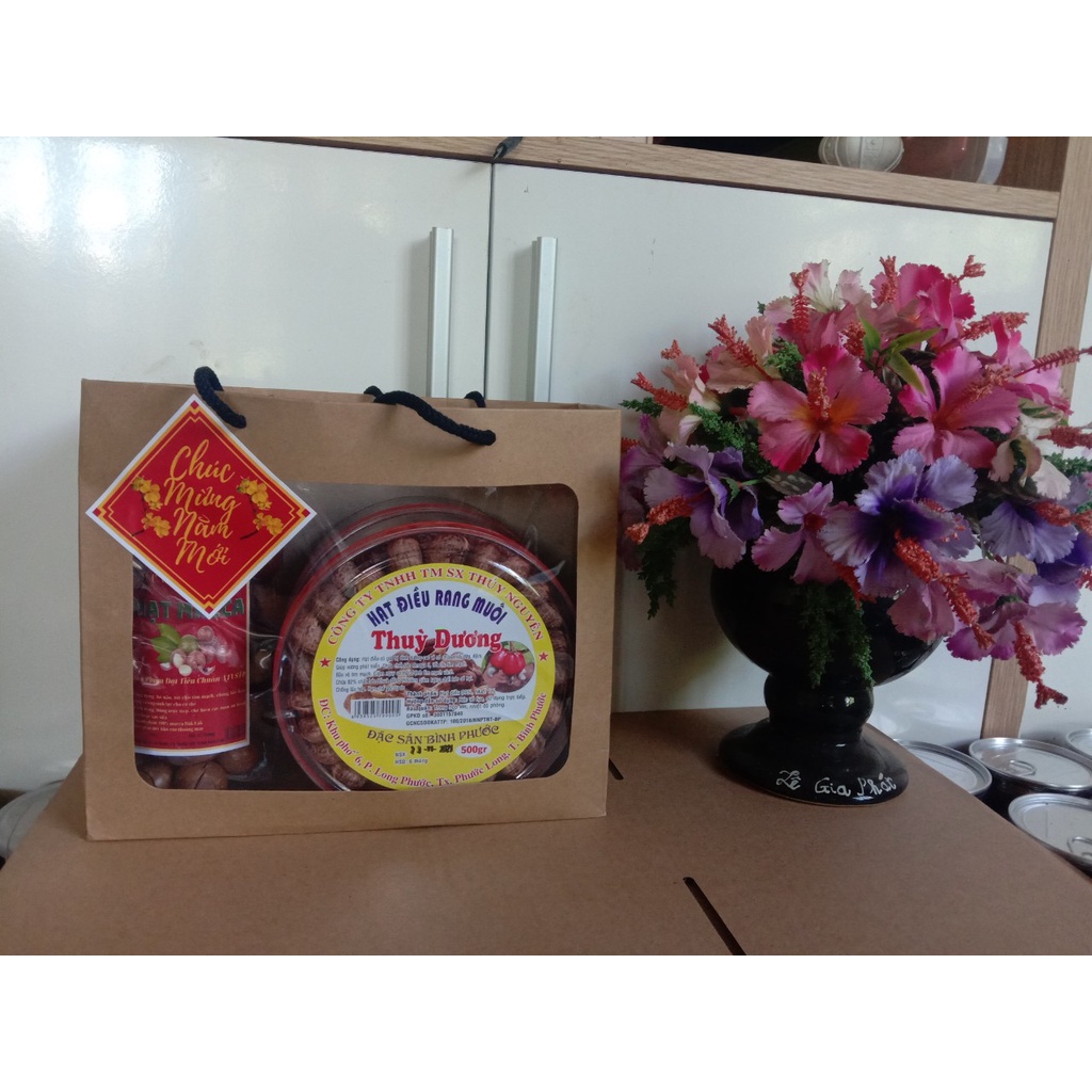 [Hộp Quà Tết] Combo Hộp Quà tết đẹp, sang trọng đủ các loại hạt để lựa chọn: hạt macca, dẻ, hạnh nhân, điều, bánh hạt .. | BigBuy360 - bigbuy360.vn