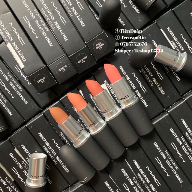 Son MAC Powder Kiss Lipstick Màu 314 Mull It Over
