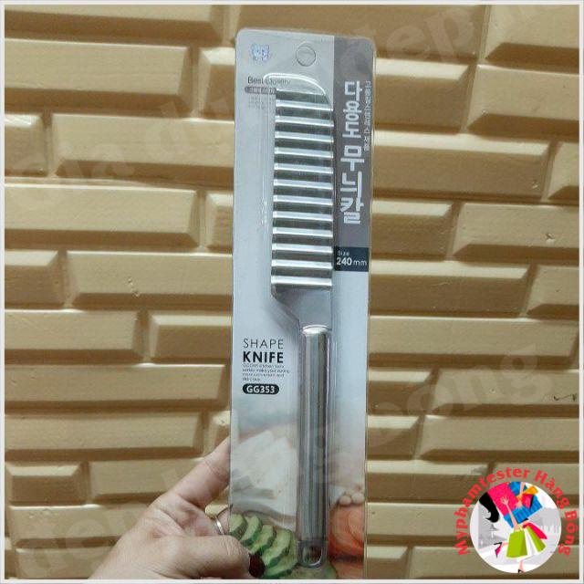 Dao sóng inox hàng đẹp GG353 Hàn Quốc