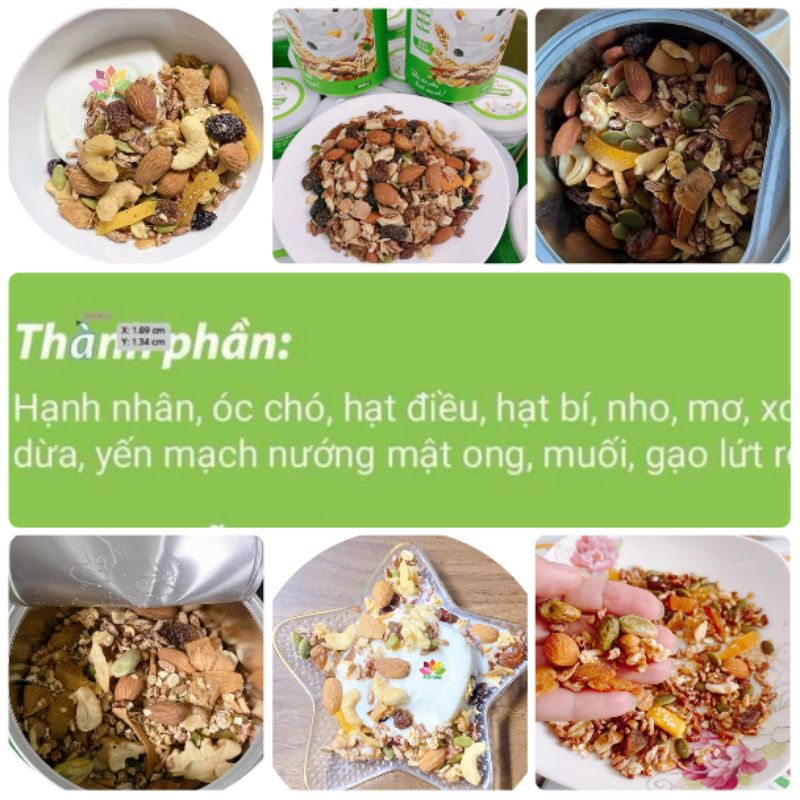 GRANOLA Min Min _ NGŨ CỐC HẠT ĂN LIỀN MIN MIN