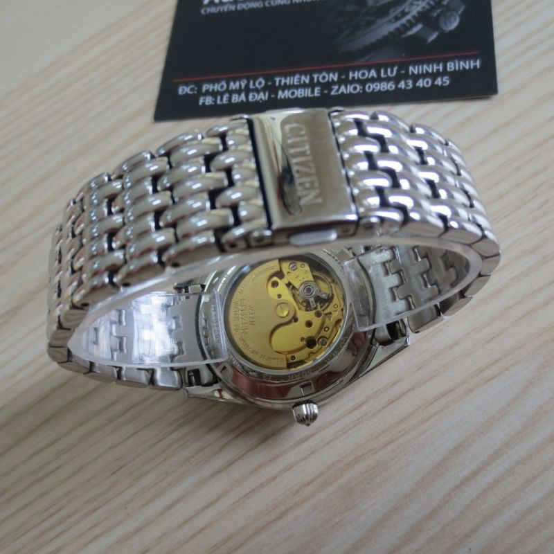 Đồng hồ cơ nam CITIZEN nhật bãi xịn - tự động tích cót khi đeo