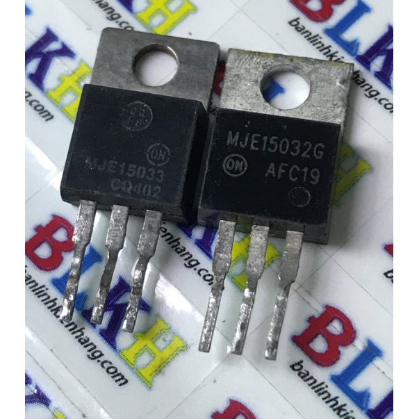 Cặp sò âm thanh MJE15032 MJE15033 250v 8A TO-220 tháo máy chính hãng ON