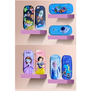 Hộp bút in lụa 3D nổi dễ thương cho bé