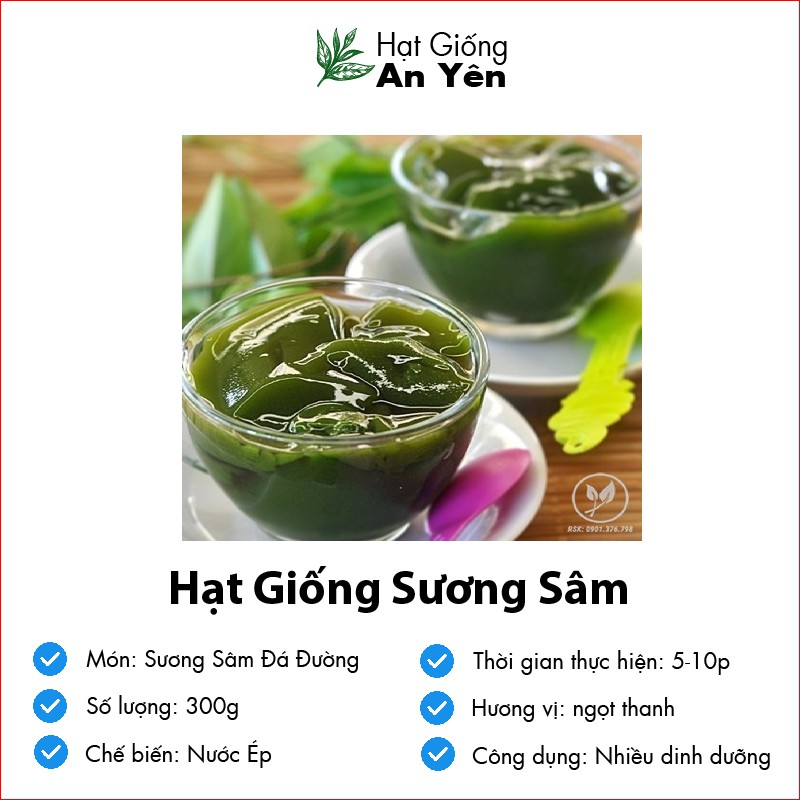 Hạt giống Sương Sâm, nhanh thu hoạch, dễ trồng, nảy mầm và năng suất cao