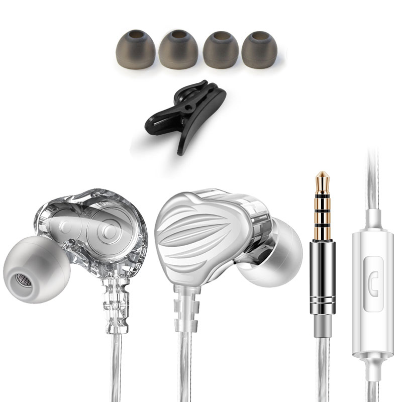 Tai Nghe Thể Thao Hifi Stereo Bass 3.5mm Có Mic Cho Xiaomi / Huawei