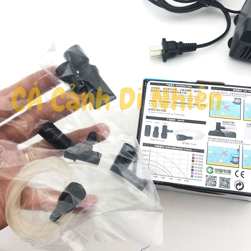 Máy bơm nước ATMAN AT-303S 6W lọc nước cho hồ cá cảnh