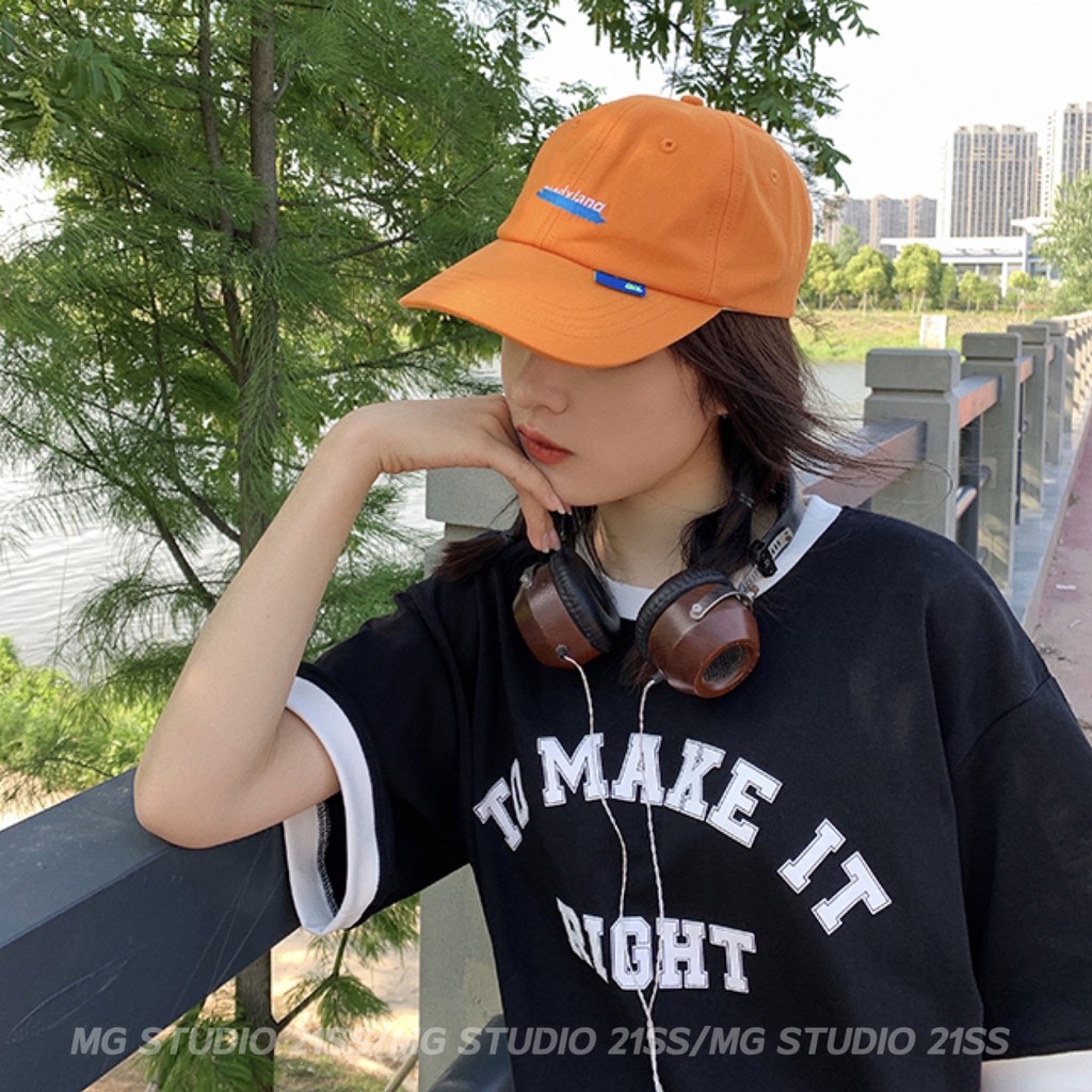 Mũ lưỡi trai MG STUDIO thêu chữ ouyixiang 5 màu tùy chọn