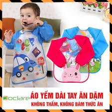 Áo yếm ăn dặm chống thấm cho bé trai / bé gái