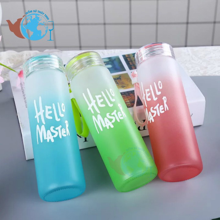 XẢ LỖ Combo 30 Bình nước thủy tinh Hello Master 400ml