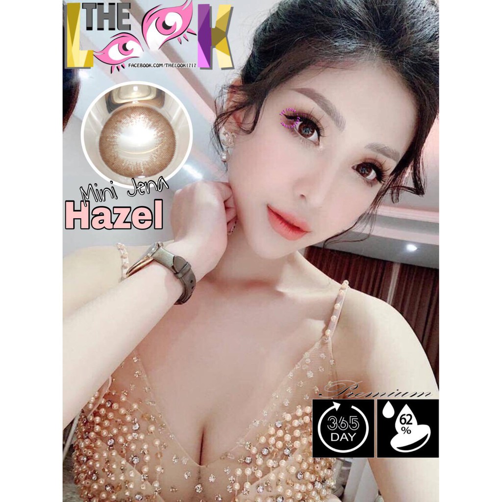 THE LOOK PRO - CONTACT LENS MÀU GRAY VÀ HAZEL - TỰ NHIÊN - GIÃN NHẸ - CÓ ĐỘ