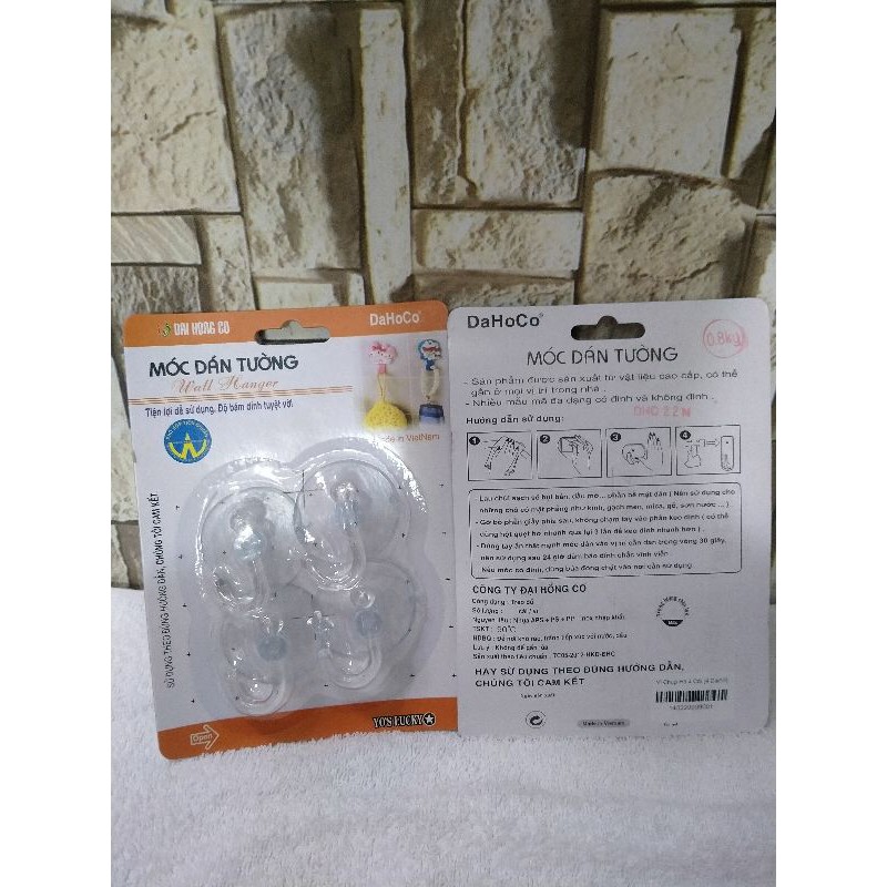 Chụp hít kính có móc treo vỉ 2cai và vỉ 4cai