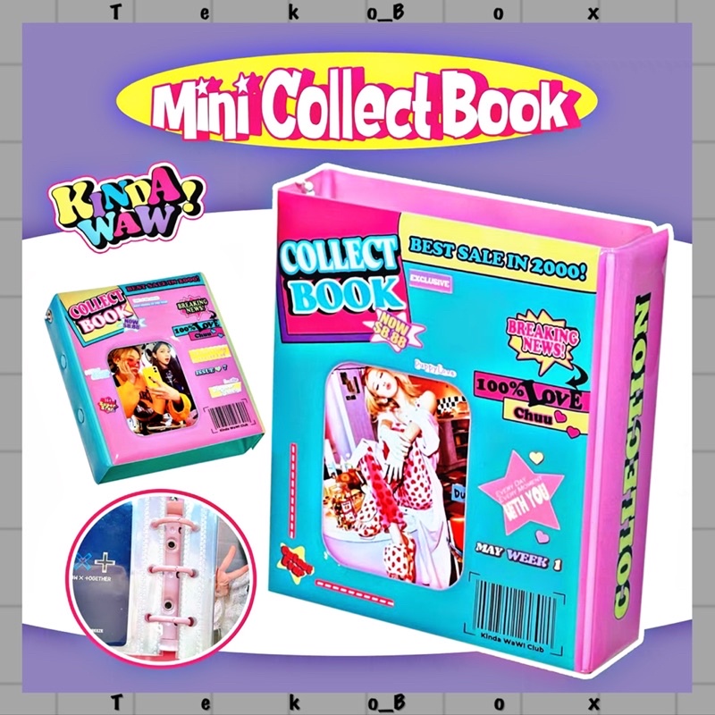 Binder Kinda WaW Mini (Sẵn) 1 ô | Collect Book đựng ảnh chính hãng