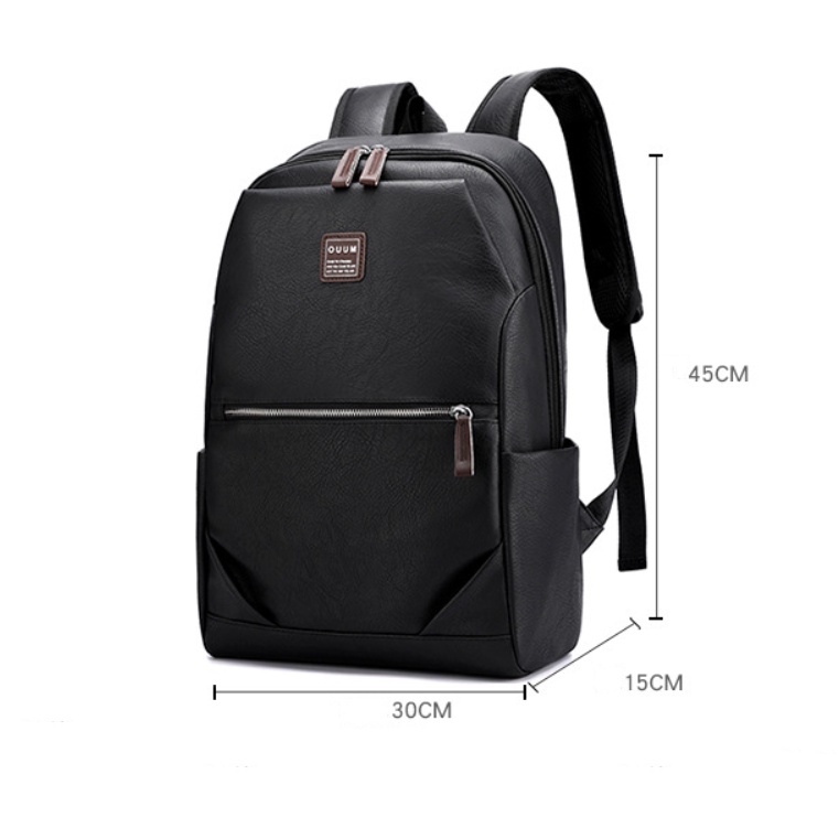 Balo da laptop nam thời trang đi học đi làm đi chơi phong cách hàn quốc 15.6&quot;