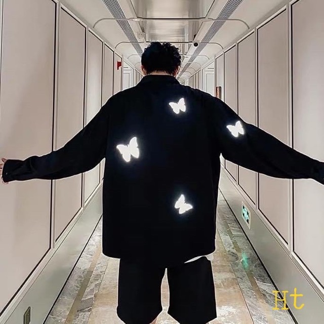 Áo Sơ mi phản quang Bướm toàn thân H2O687