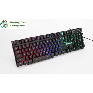 Bàn Phím Giả Cơ Bosston G803 Led 7 Màu Chuyên Game Giá Rẻ - Bh 1 Năm - Hoàng Yến Computer