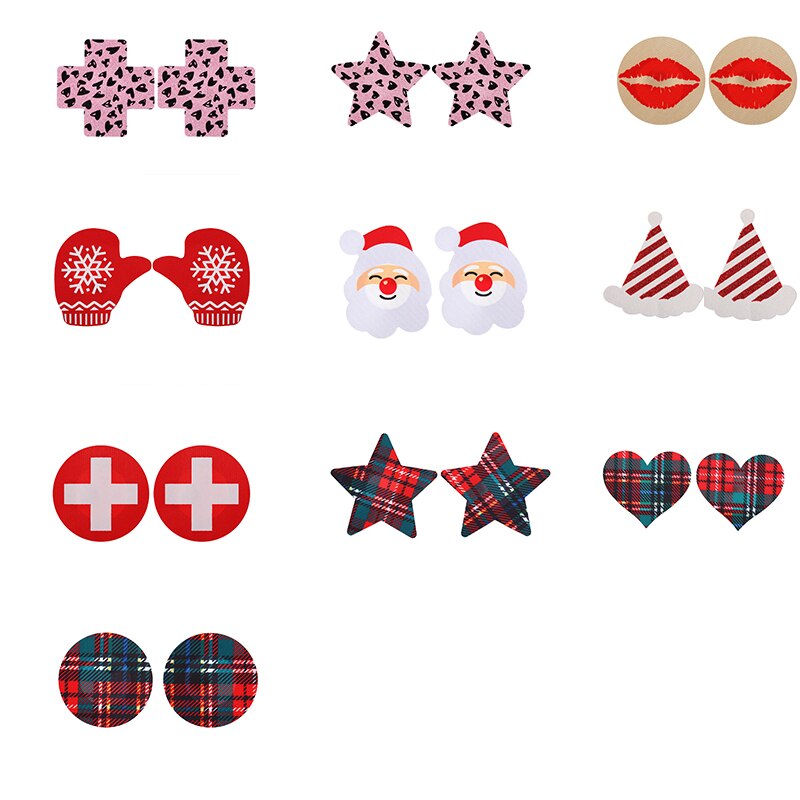 Cute Byte Set 2 / 3 Cặp Miếng Dán Ngực Hình Dáng Bông Hoa Cho Nữ