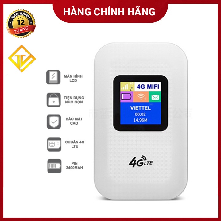 [Mã ELHAMS5 giảm 6% đơn 300K] Bộ phát wifi 4G LTE M100 có màn hình LCD