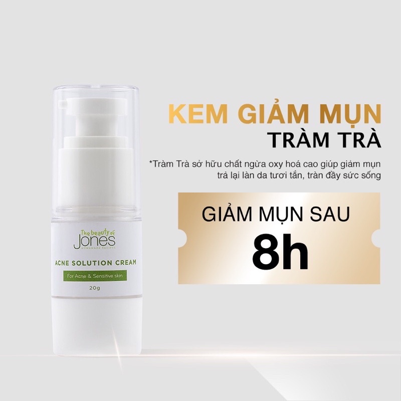 Kem Mụn Dành Cho Da Nhạy Cảm Từ Tràm Trà The Beauty Of Jones
