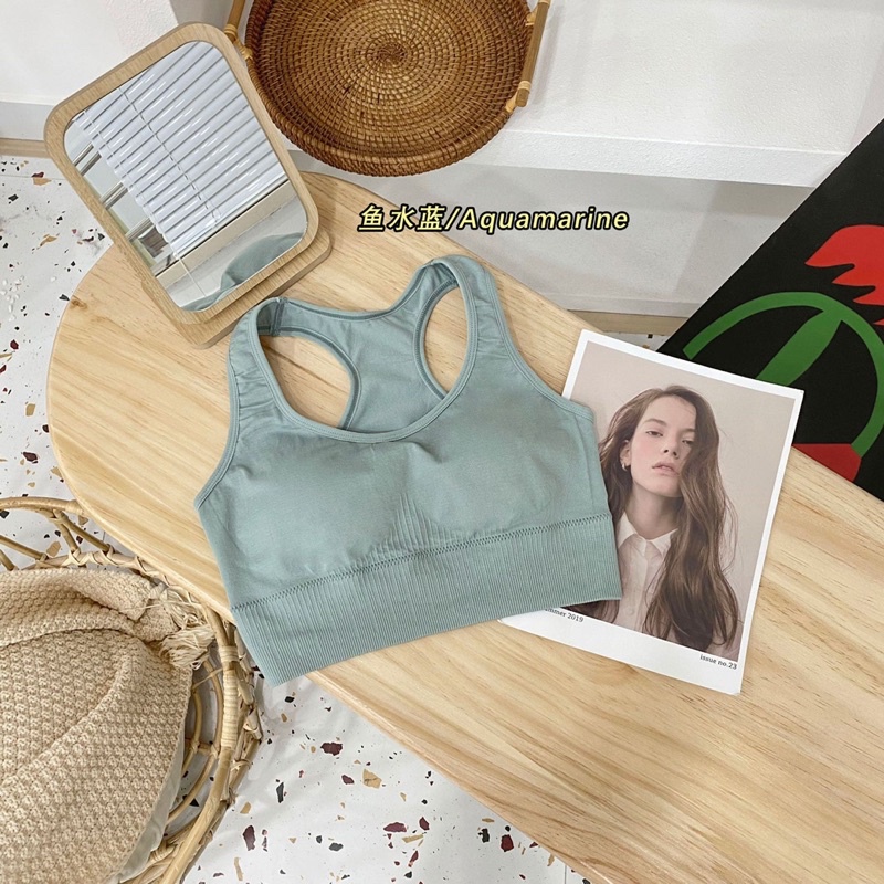 Bra dệt Quảng Châu mã 893 tập gym yoga thể thao siêu co giãn, giá rẻ