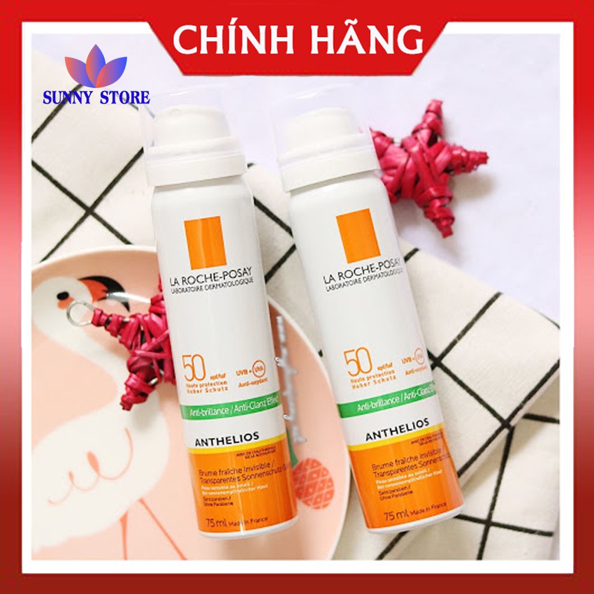 Xịt chống nắng PHÁP LA ROCHE POSAY SPF 50+, xịt chống nắng phun sương kiềm dầu, chống nắng cực đỉnh