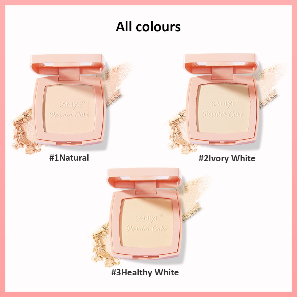 Phấn Phủ SANIYE R5004 Trang Điểm Kiểm Soát Dầu Với 3 Tông Màu Tùy Chọn 10g | BigBuy360 - bigbuy360.vn