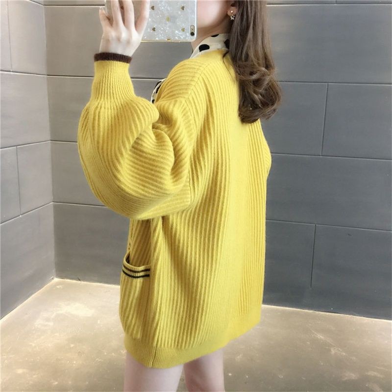 [ Mua 1 tặng 1 ] Áo khoác len 💖 có sẵn 💖 Áo len dày tay phồng phiên bản hàn quốc - Tặng 5 bao lì xì hoạt hình | BigBuy360 - bigbuy360.vn