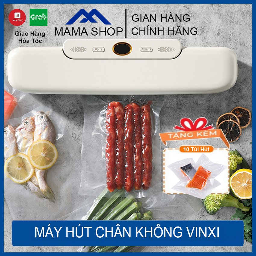 Máy Hút Chân Không VINXI Mini Gia Đình Cao Cấp Kèm Hàn Miệng Túi Bảo Quản Thực Phẩm An Toàn Tiện Lợi