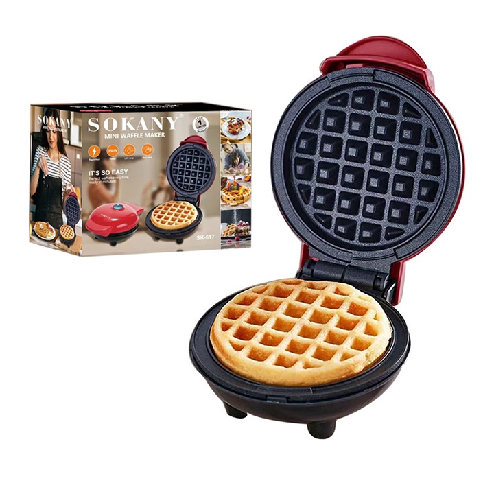 [Mã ELHADEV giảm 4% đơn 300K] Máy Làm Bánh Tổ Ong Bánh Waffle Mini SOKANY