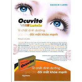 Viên Uống Vitamin Bổ Mắt Eye Ocuvite Lutein (Hộp 60 Viên)