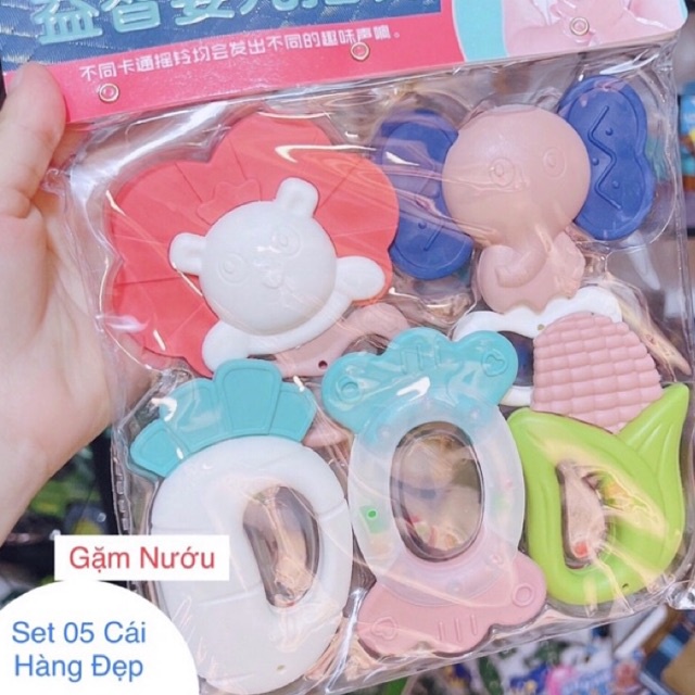 Đồ chơi xúc xắc, gặm nướu nhiều kiểu dáng và màu sắc đáng yêu cho bé từ 3 tháng tuổi - TiNa’s House