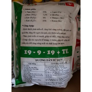 Phân bón cao cấp premium NPK 19-9-19 + TE nhập khẩu-  chuyên dụng.