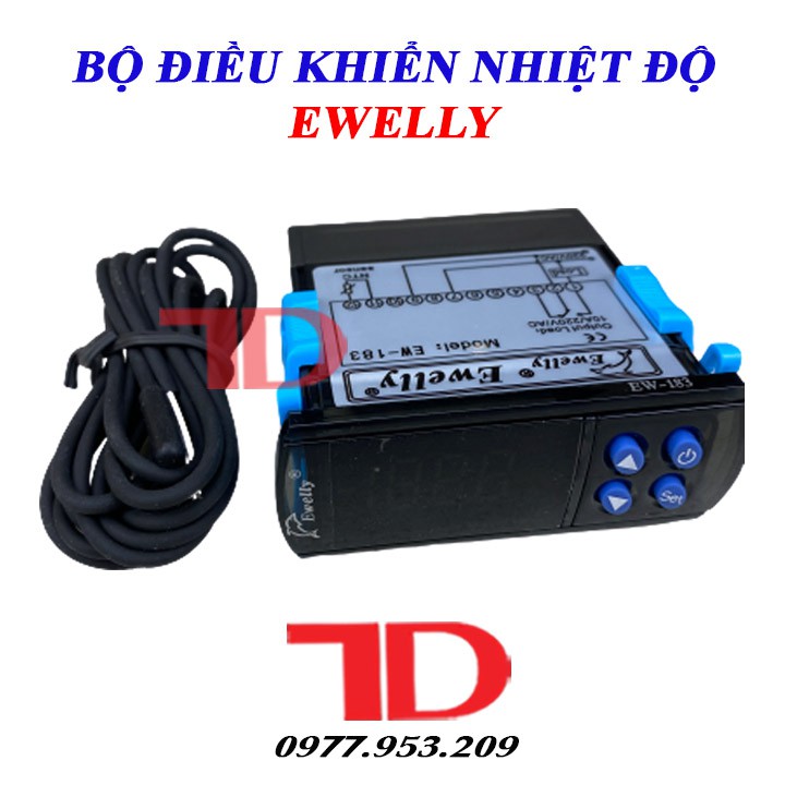 Bộ điều khiển nhiệt độ kho lạnh Ewelly EW183 220V biến thế trong