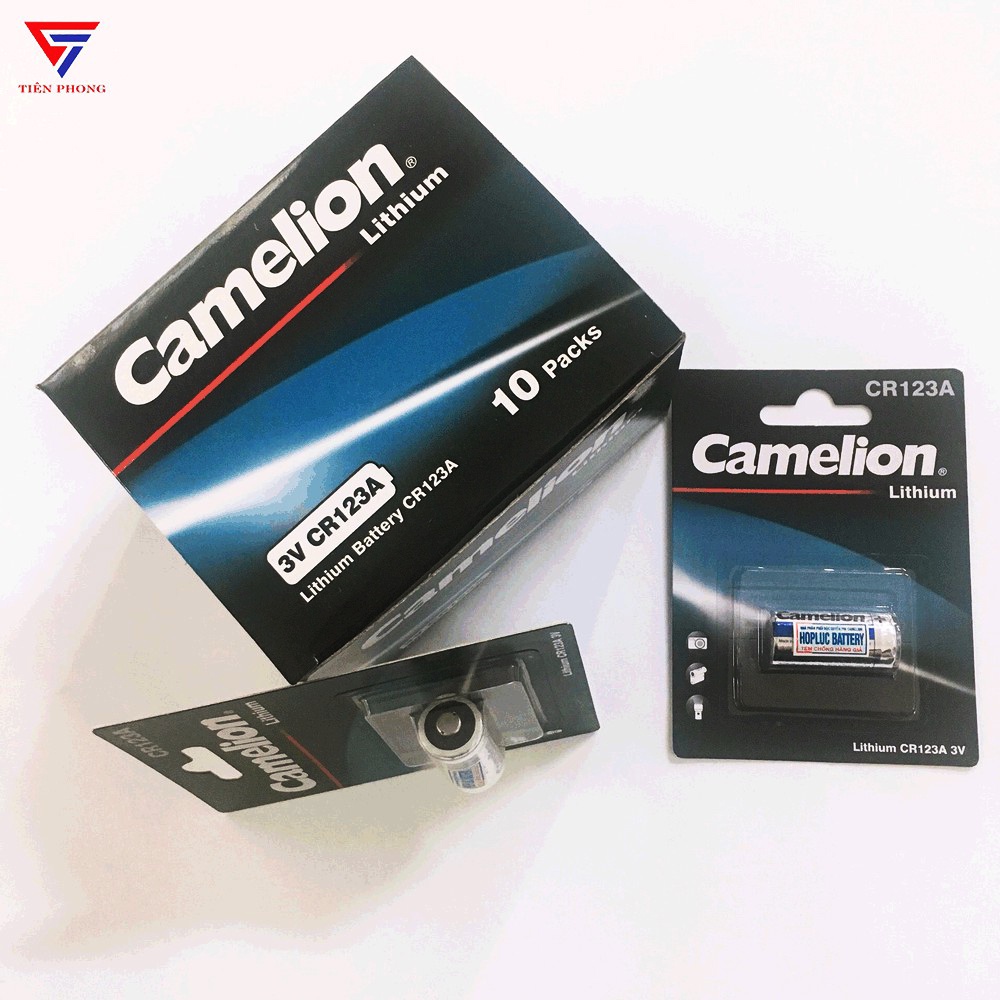 Pin CR123 Camelion 3V Lithium Chính Hãng Vỉ 1 Viên - Pin cho máy ảnh CR123A