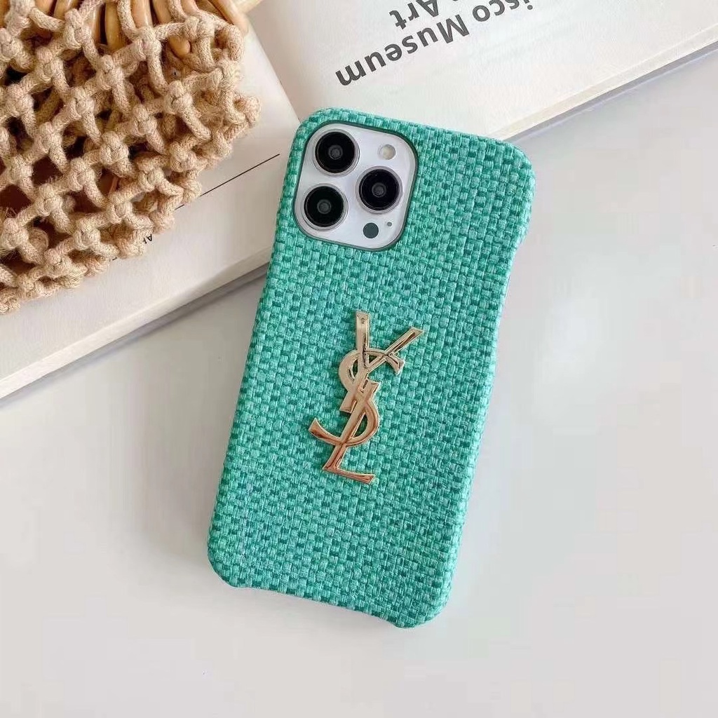 Ốp Điện Thoại Họa Tiết yslca Cho Iphone 14 pro max 12 pro max 11 pro max xs max xr x 13promax 14 pro 14 plus
