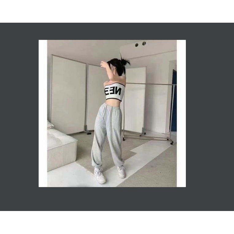 Áo ống có mút croptop - AO Bra Quây Không Dây in chữ  Đi Biển ,Chơi Tập Nhảy Gym Yoga
