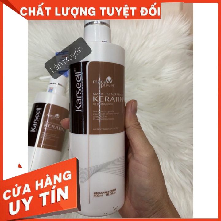 CHAI CHIẾT 50ML / KERATIN MACA KARSEELL DẠNG GEL MẬT ONG  🍰 FREESHIP 🍰 BẢO VỆ MÁI TÓC_ PHỤC HỒI TÓC THẦN TỐC TÓC HƯ TỔN.