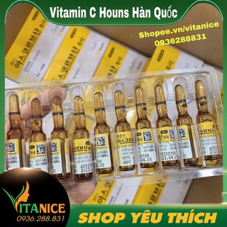 1 Vĩ Vitamin C Hàn Quốc chính hãng(10 ống)
