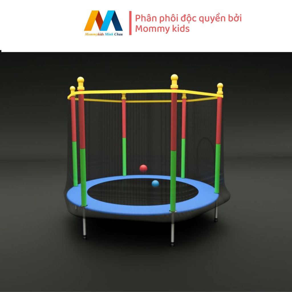 Quây lục giác kiêm nhà nhún LUCKMAN kích thước 140cm x70cm