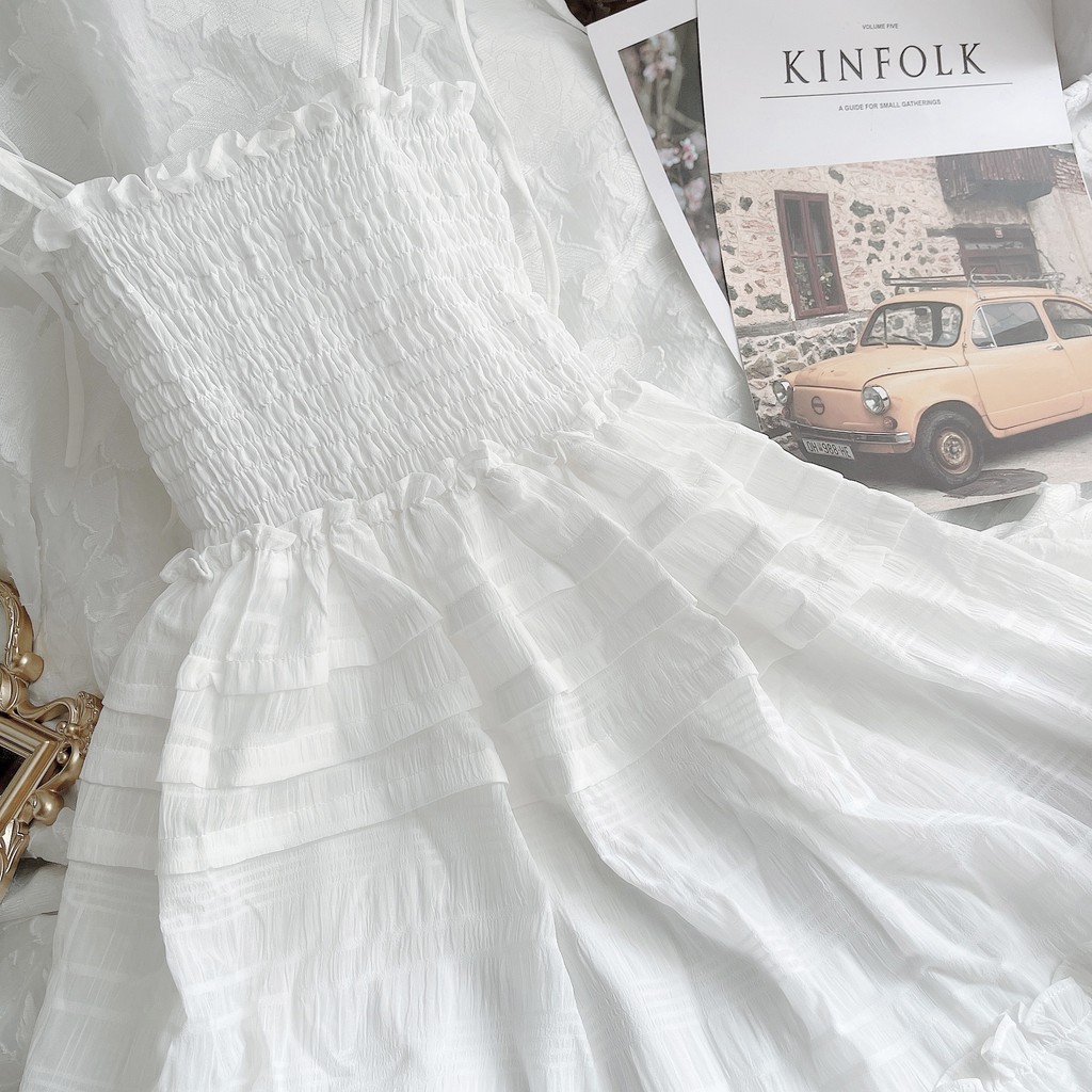 Đầm nữ chất vải đẹp, đầm nữ xòe phong cách tiểu thư, nữ tính, hàng đẹp bán shop, phom dưới 54kg-tùy chiều cao | BigBuy360 - bigbuy360.vn